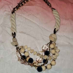 Plunder, Rope & Multi-bead necklace